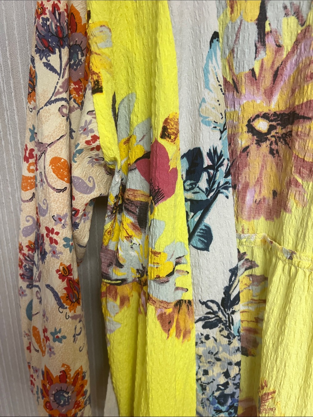 Rare NWOT Anthropologie lightweight Floral Kimono Robe - Picture 6 of 6